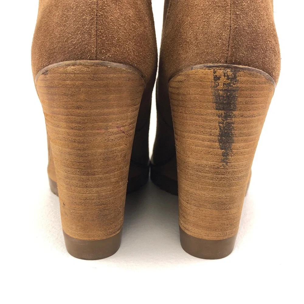 Michael Kors Thea Wedge Ankle Boots 8M